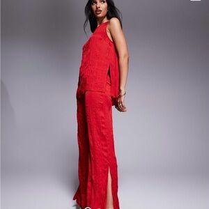 ASOS Red matching set